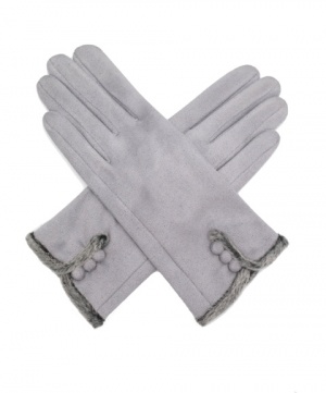 Pure Fashions Mocked Suede Glove